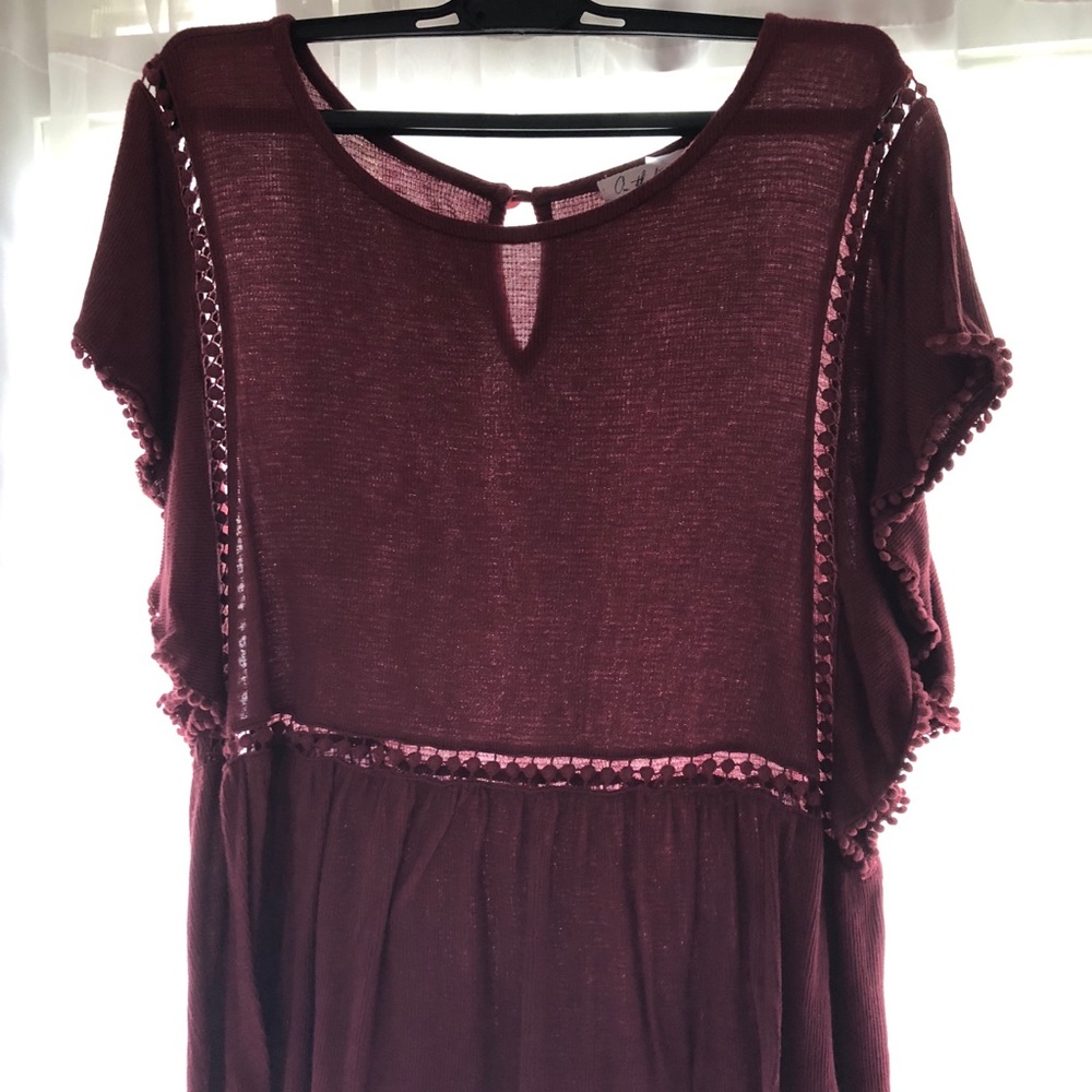 EUC Maroon Blouse